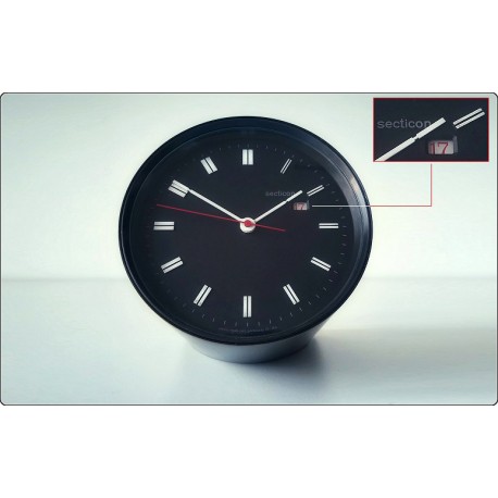 Table Clock SECTICON Mod. T 11, Design A. Mangiarotti, Swiss Made 1956 - ALARM