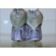 SET di tre Ceramiche LENCI Torino - Mod.  " MONACHELLE "