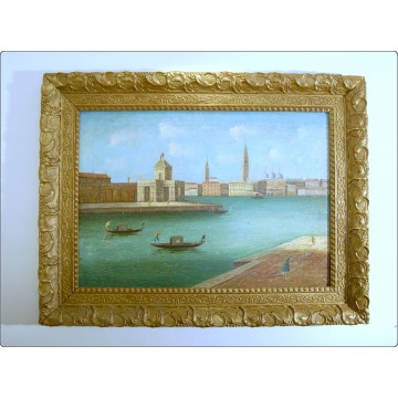 VENEZIA San Marco - Olio su tela - 19th Century